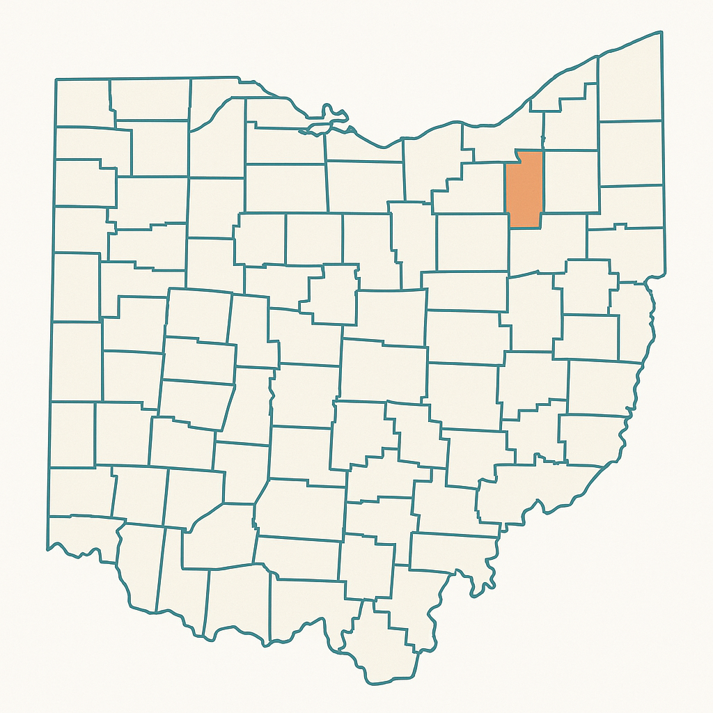 Map of Norton, Ohio
